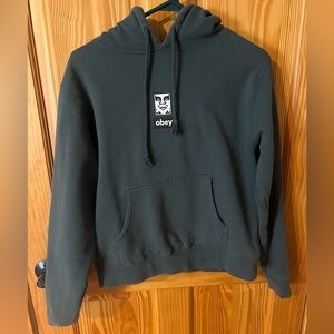 Obey green hoodie